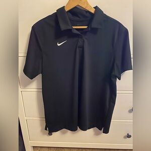 Nike Dri-Fit POLO, Black, XL, Embroidered Logo at right chest, women’s